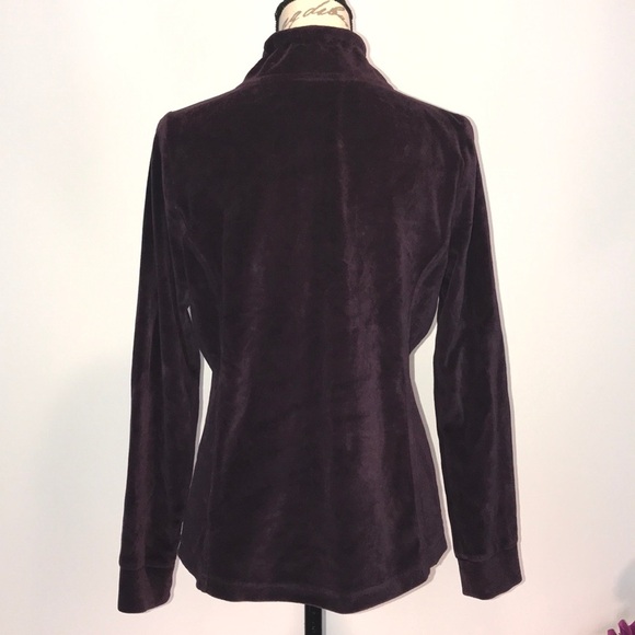 Charter Club Velvet Sweat Jacket Size Small - Picture 4 of 9
